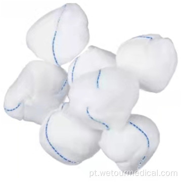Bola de gaze absorvente descartável médica 100% algodão